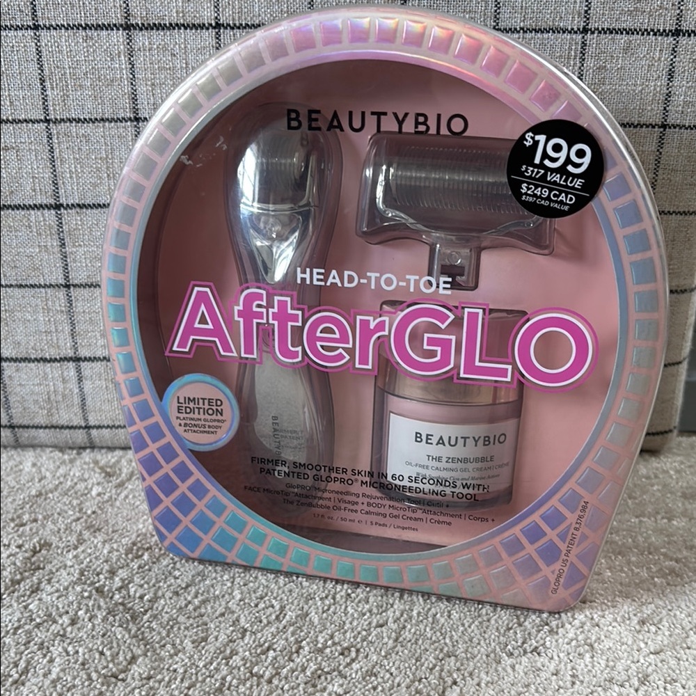 BeautyBio AfterGlo Skincare Tool Set - Limited Edition Platinum GloPro - Picture 1 of 5